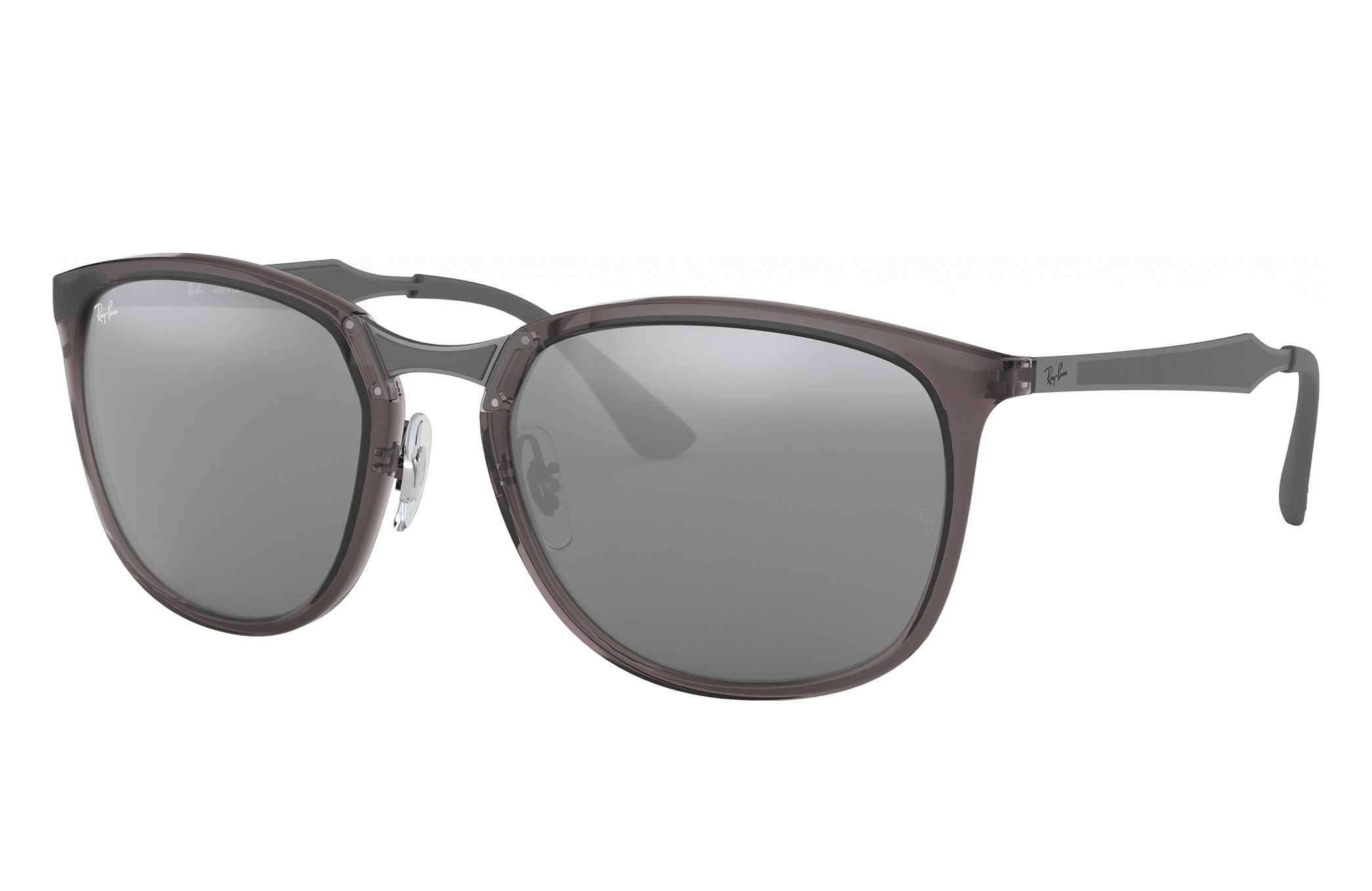 ray ban grey gradient mirror