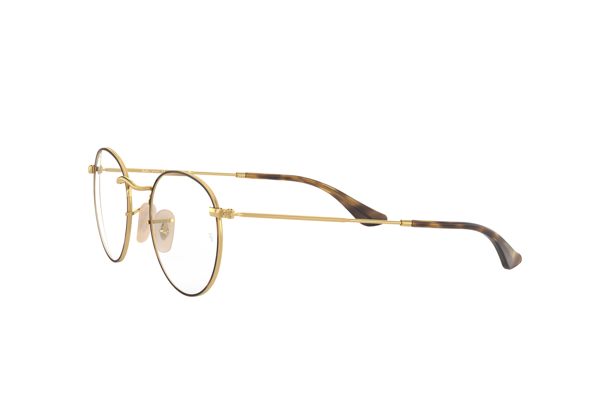 Occhiali da Vista Round Metal Optics con montatura Tartarugato | Ray-Ban®
