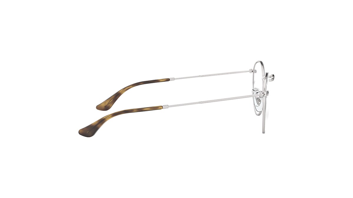 ROUND METAL OPTICS Eyeglasses with Blue On Silver Frame