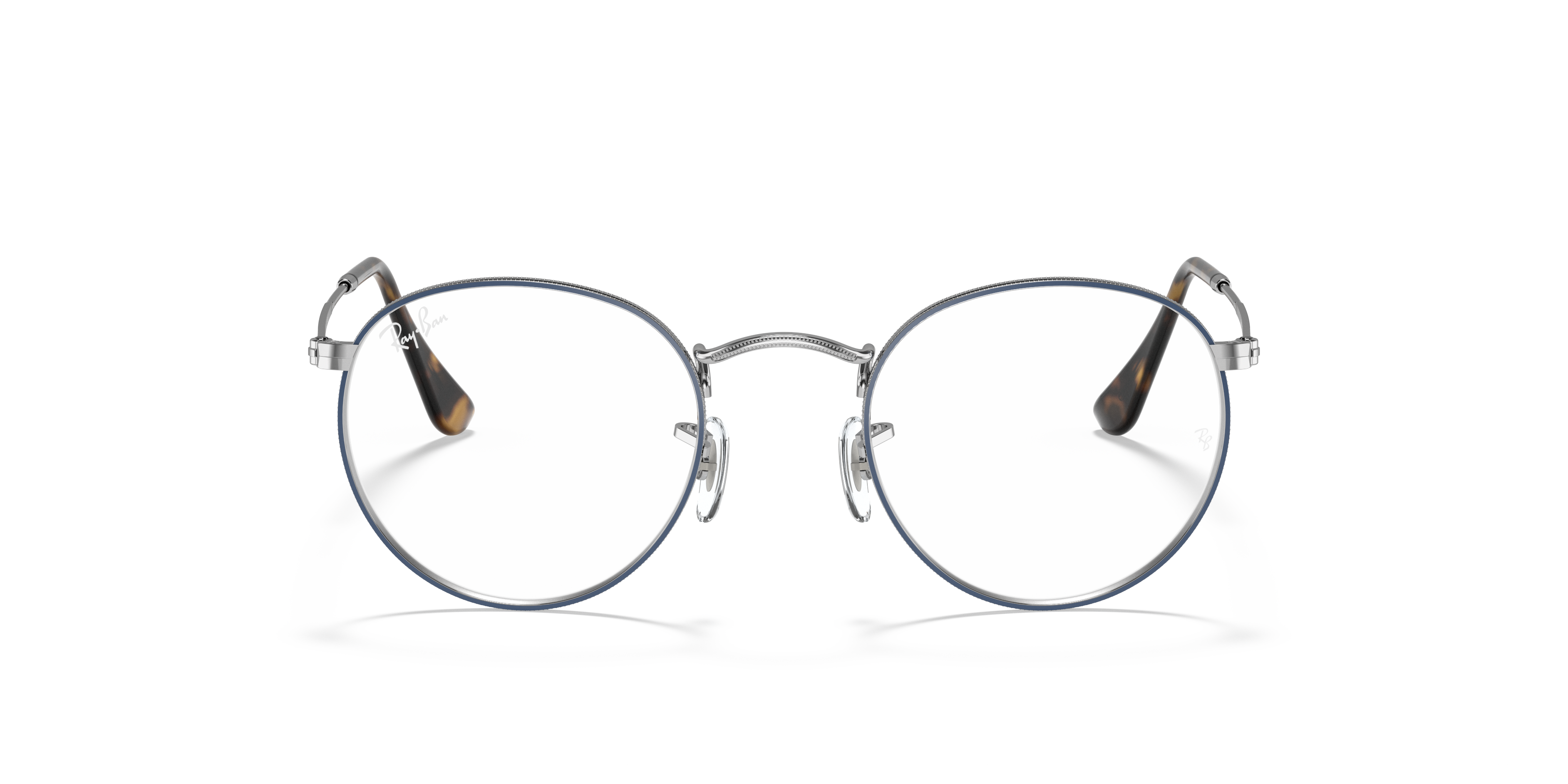 レイバン公式ストア】 Ray-Ban® Round(ラウンド)メタルオプション メガネ | ブルー フレーム レイバン公式ストア】 Ray-Ban® Round(ラウンド)メタルオプション メガネ | ブルー フレーム