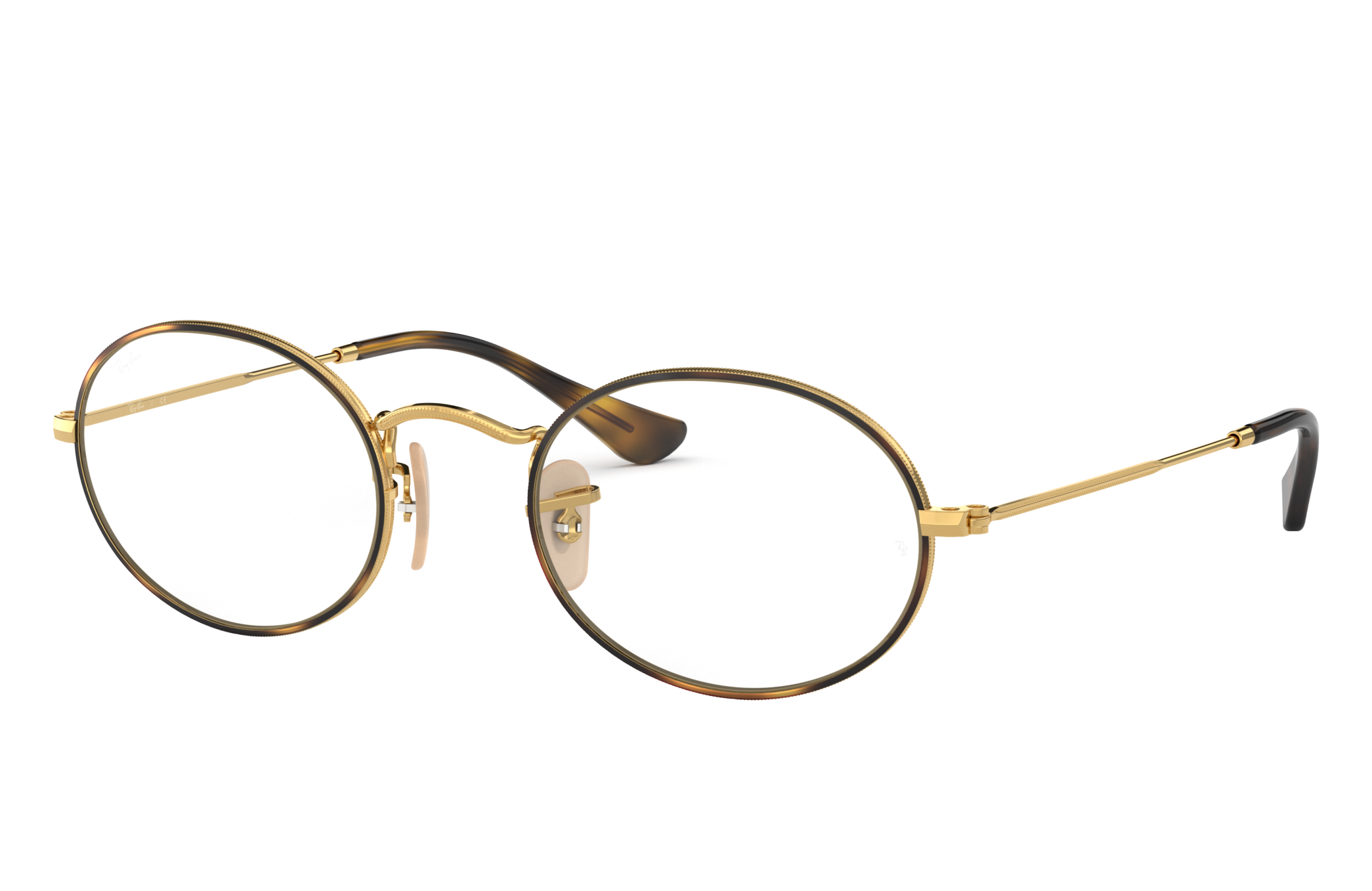 Oval Optics Eyeglasses With Havana On Gold Frame Rb3547v Ray Ban® Us