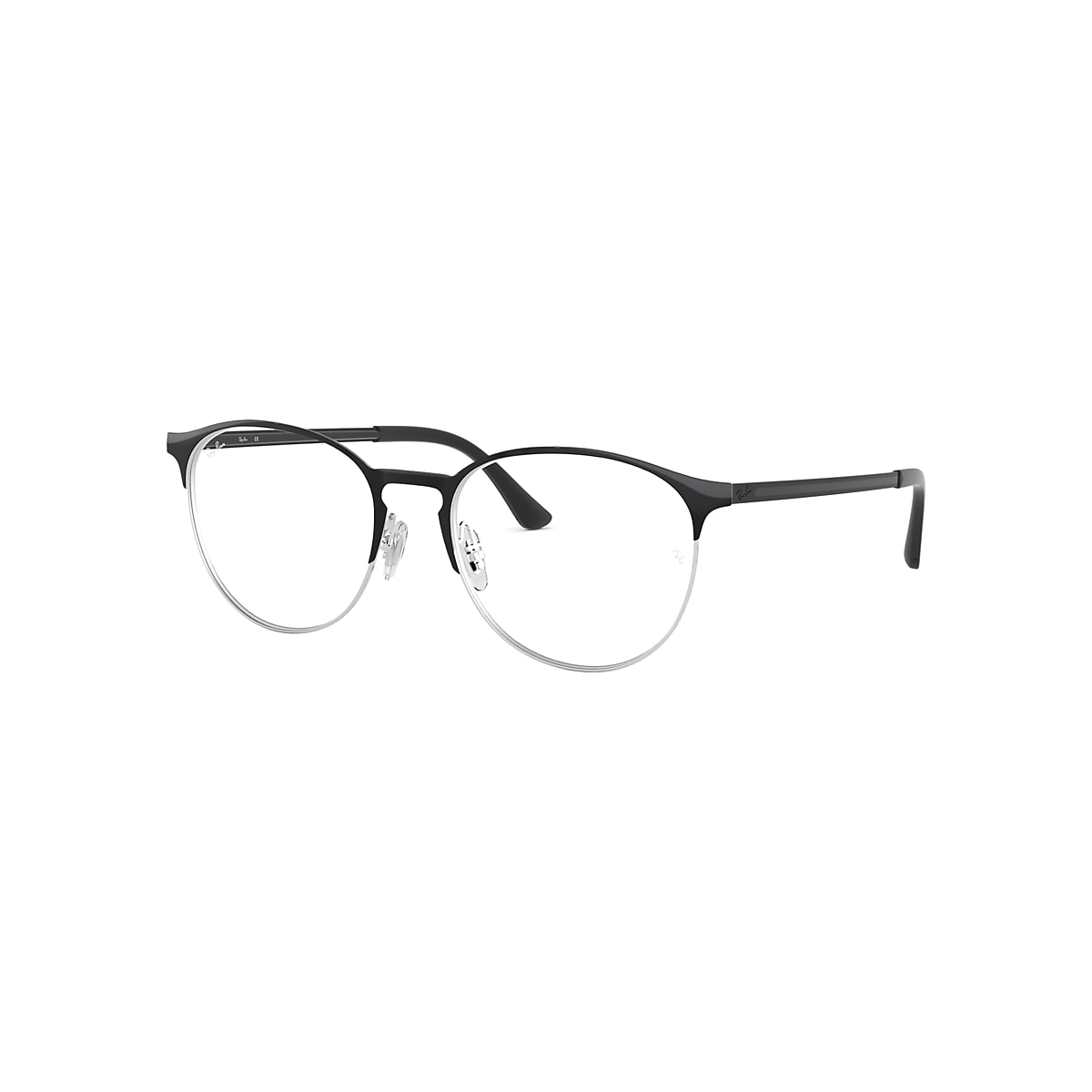 RB6375 OPTICS Eyeglasses with Black On Silver Frame - RB6375