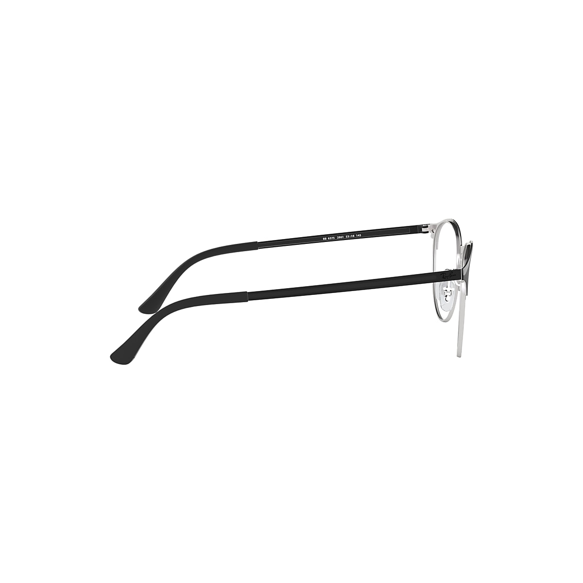 RB6375 OPTICS Eyeglasses with Black On Silver Frame - RB6375 | Ray