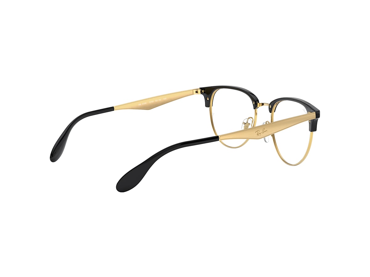 Óculos de Grau RB6396 OPTICS com armação na cor Preto sobre Ouro