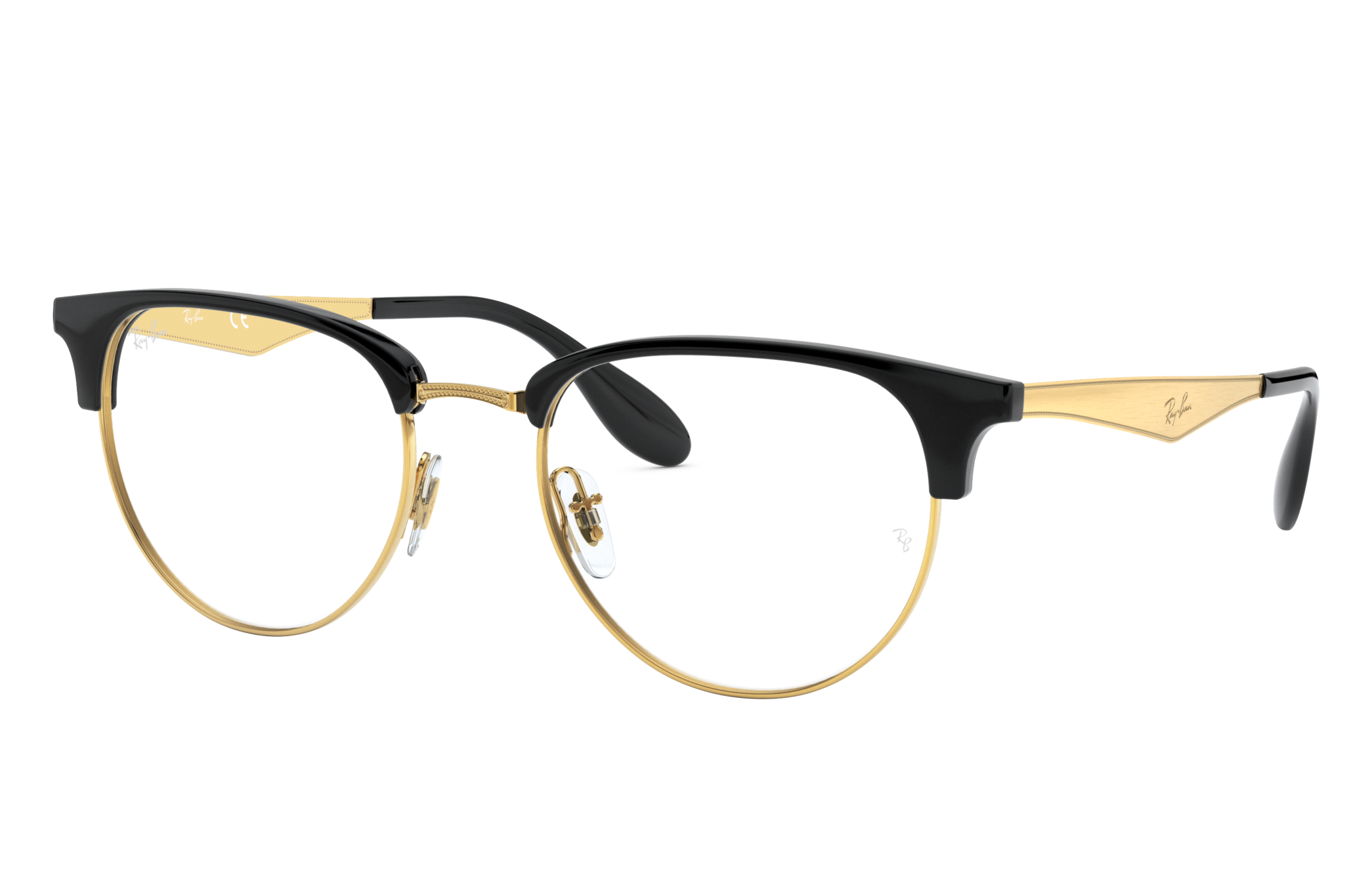 Rb6396 Optics Eyeglasses with Black On Gold Frame | Ray-Ban®