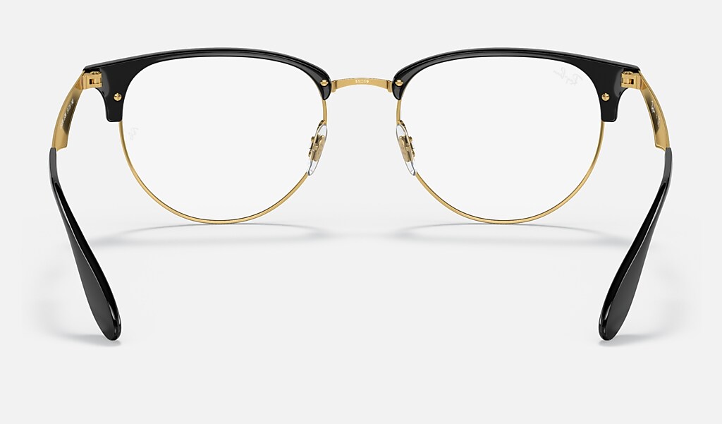 black and gold rayban glasses