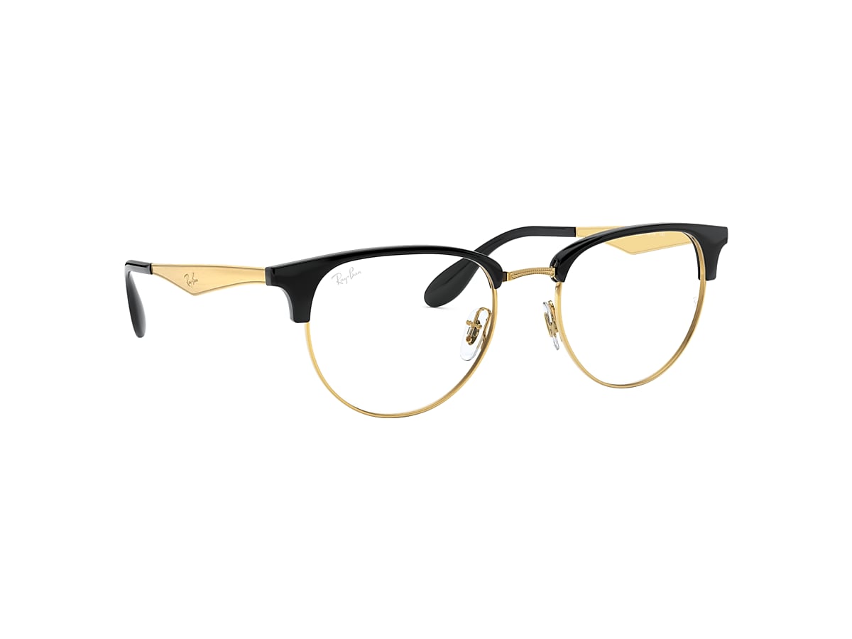 Ray ban gold and cheap black eyeglasses