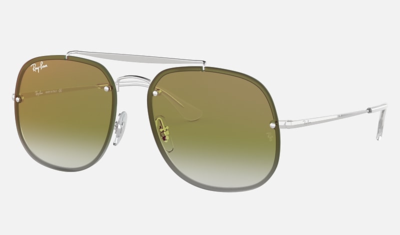 kobling På daglig basis Beloved BLAZE GENERAL Sunglasses in Silver and Green - RB3583N | Ray-Ban® US