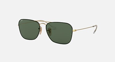Ray-Ban サングラス RB3603 RB3603 Sunglasses in Gold and Green Classic (56-14) - RB3603 | Ray
