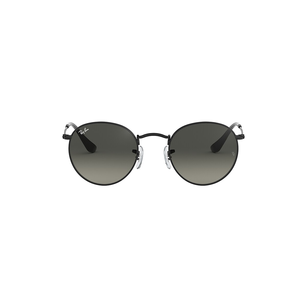criticus dagboek Ontdek Round Flat Lenses Sunglasses in Black and Grey | Ray-Ban®
