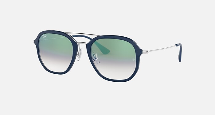 RB4253 Sunglasses in Blue and Green Gradient (53-21) - RB4253