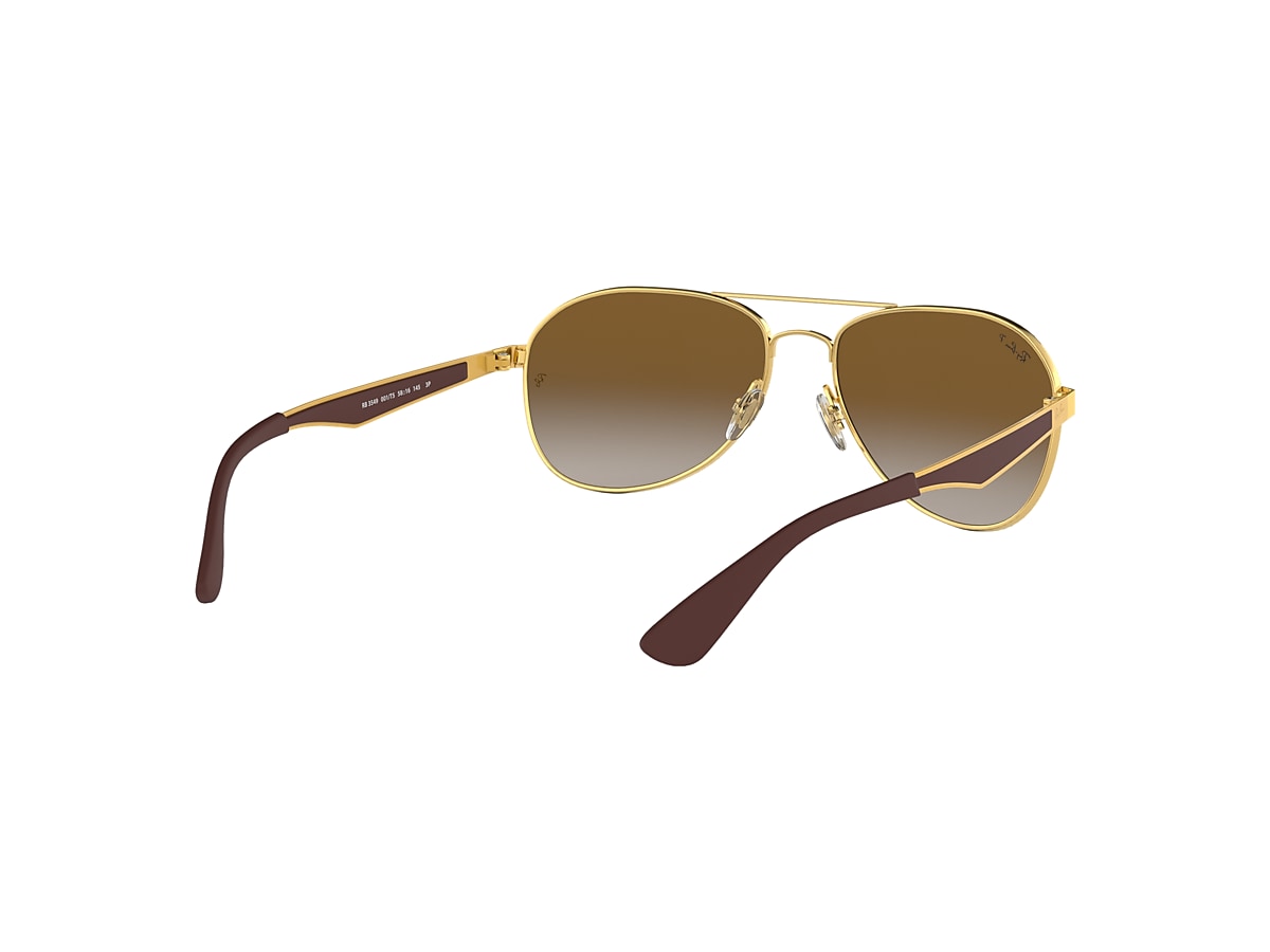 RB3549 Sunglasses in Arista Gold and Brown - RB3549 | Ray-Ban® US