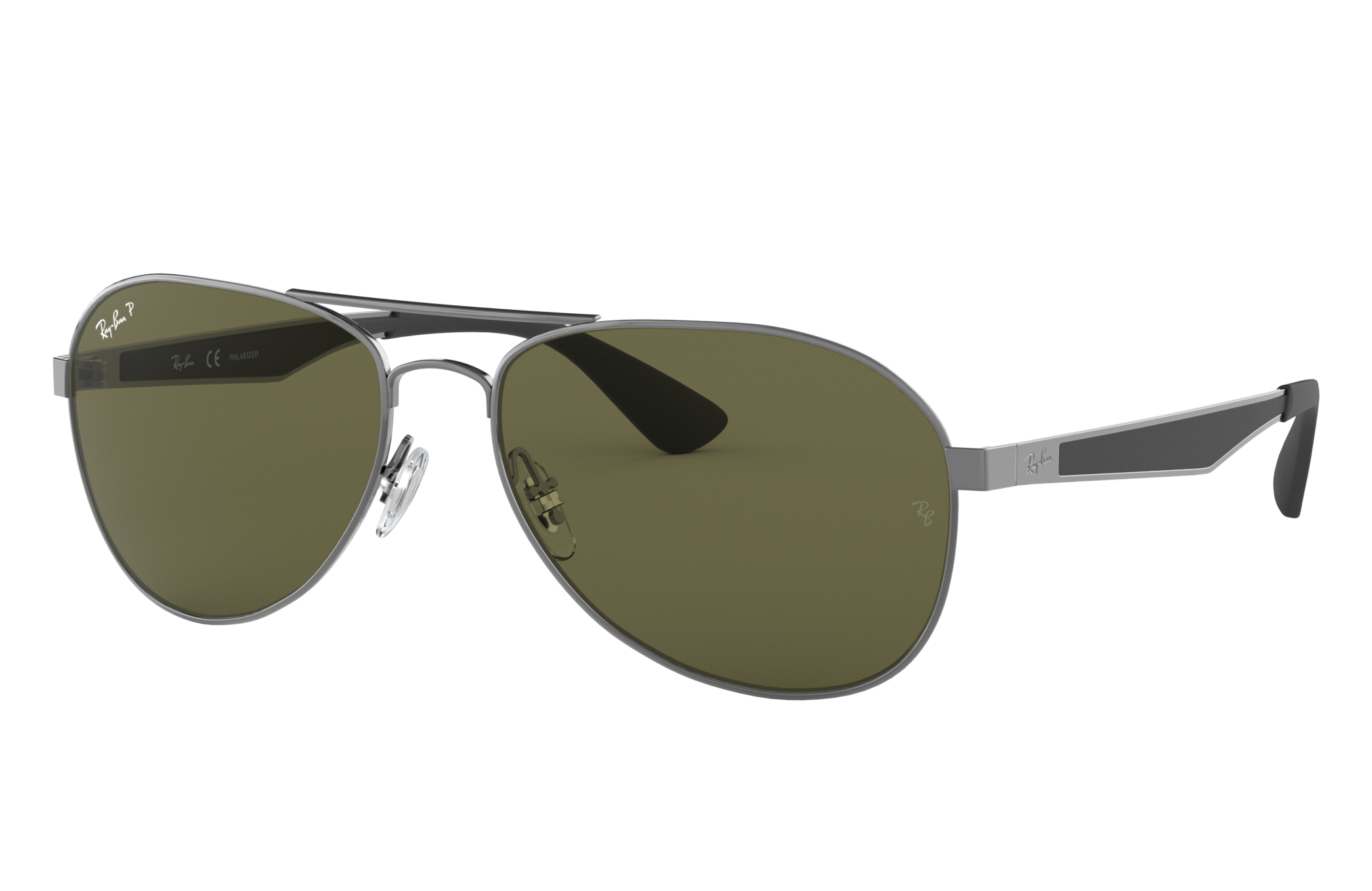 Rb3549 Sunglasses In Gunmetal And Green RB3549 Ray Ban AU