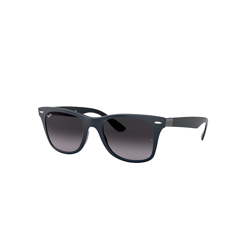 Ray-Ban Wayfarer Liteforce Sunglasses Blue Frame Grey Lenses 52-20