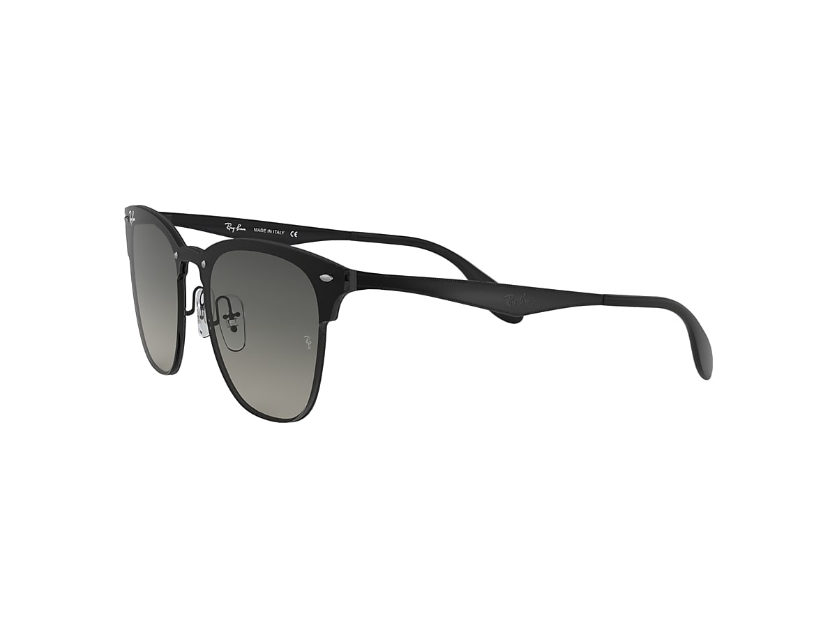 rule Posters waterfall Blaze Clubmaster Sunglasses in Black and Grey | Ray-Ban®