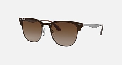 レイバン公式ストア】 Ray-Ban® CLUBMASTER OVERSIZED サングラス | ブラック X グレー - RB4175