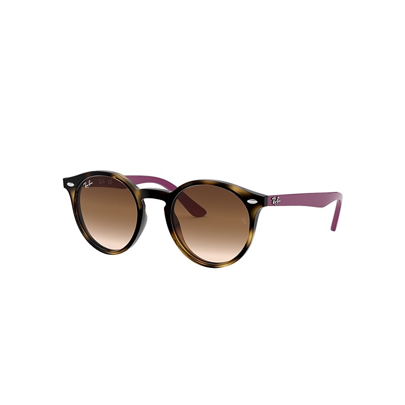 Ray-Ban Rb9064s Kids Sunglasses Violet Frame Brown Lenses 44-19