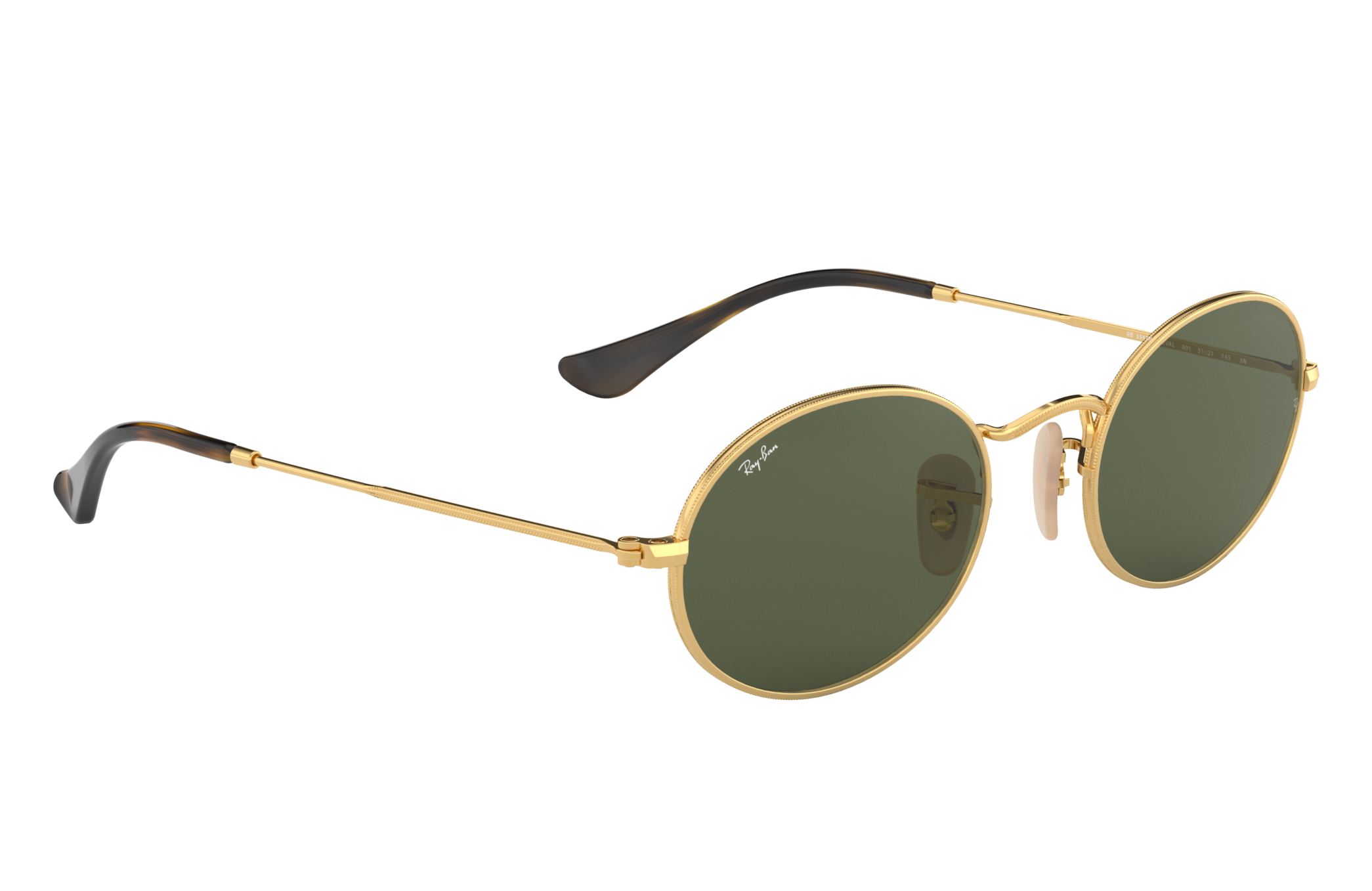 ray bans oval glasses