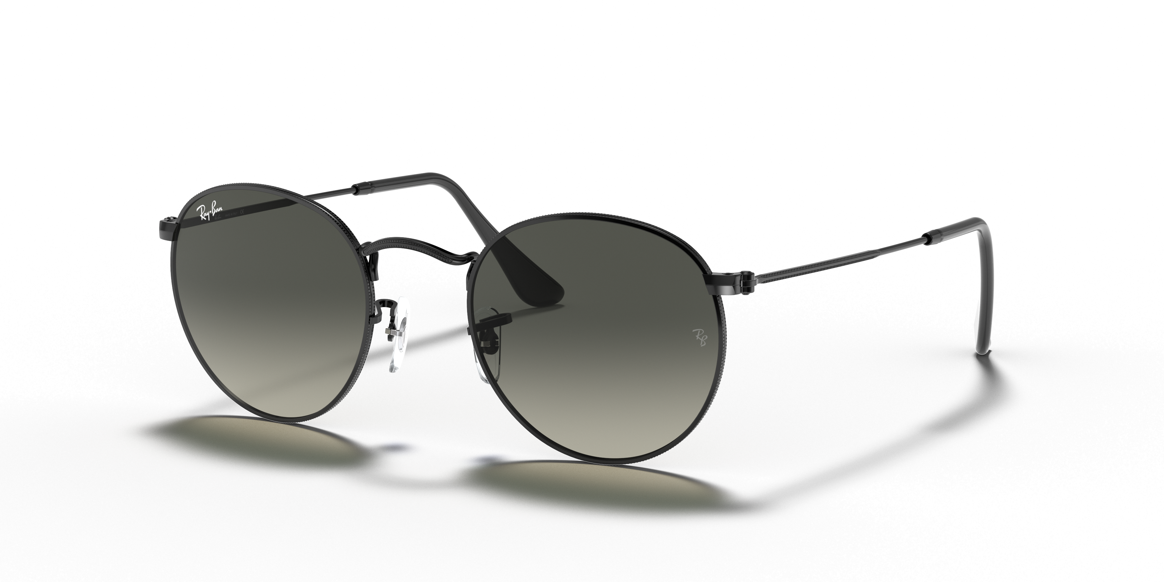 ray ban round flat lenses polarized