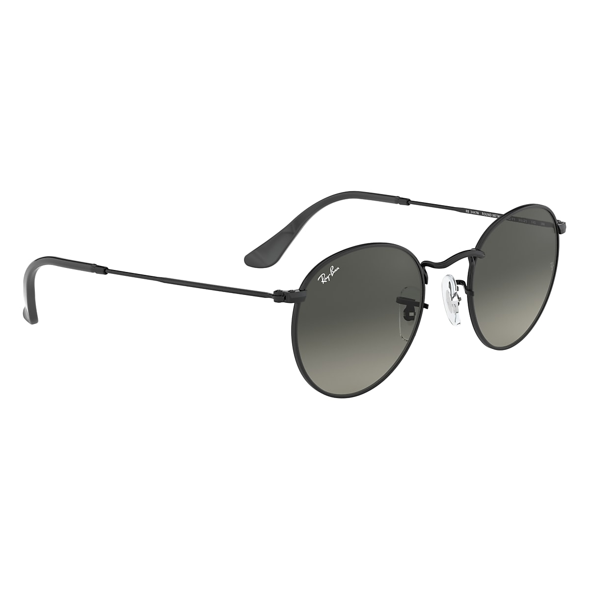 US - Sunglasses and Black | Ray-Ban® in LENSES RB3447N Grey ROUND FLAT