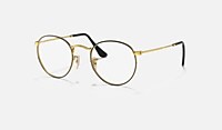 RayBan Black On Gold; Gold null
