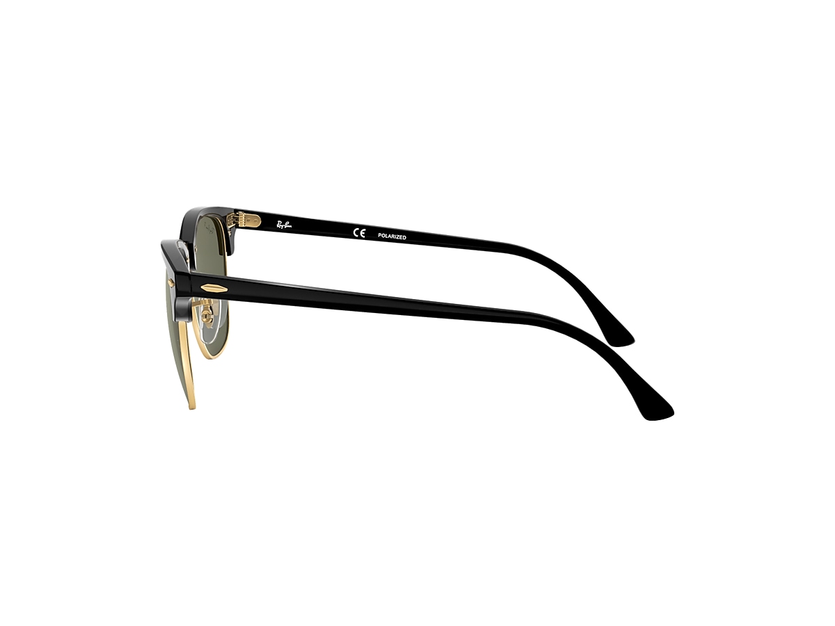 CLUBMASTER CLASSIC Sunglasses in Black and Green - RB3016F | Ray
