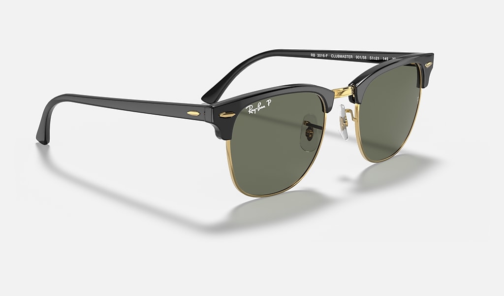 ozon Van toepassing zijn Struikelen Clubmaster Classic Sunglasses in Black and Green | Ray-Ban®