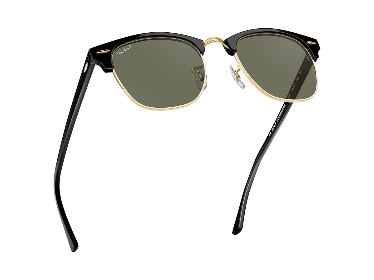 CLUBMASTER CLASSIC Sunglasses in Black and Green - RB3016F | Ray