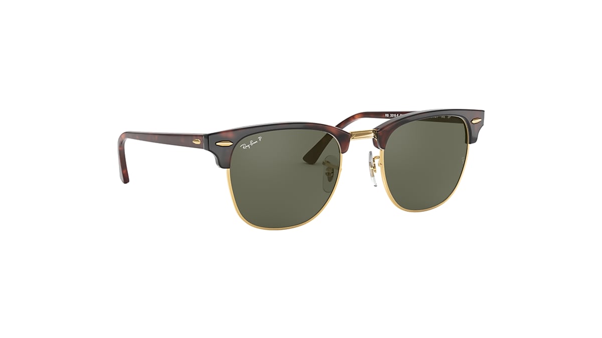 Emperor Rooster Messenger CLUBMASTER CLASSIC Sunglasses in Red Havana and Green - RB3016F | Ray-Ban®  US