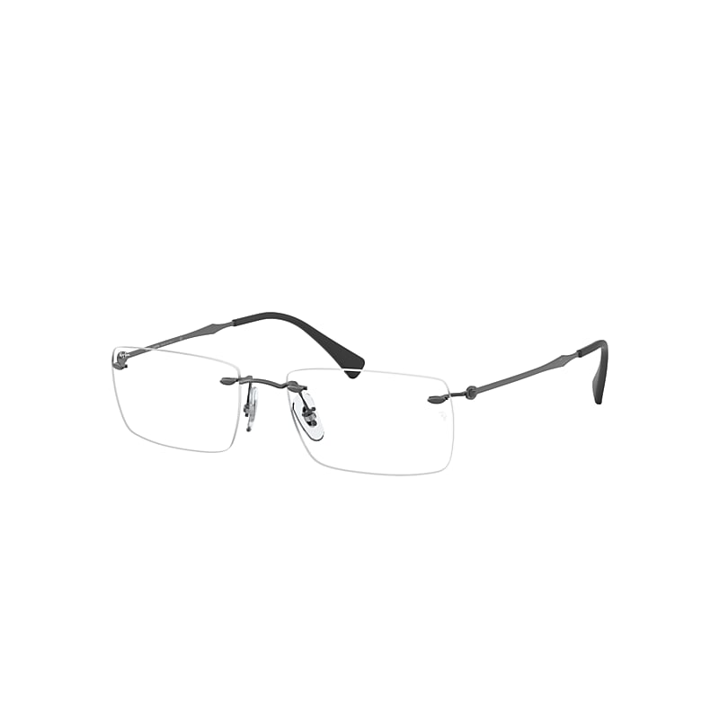 Ray-Ban Rb8755 Eyeglasses Gunmetal Frame Clear Lenses Polarized 54-17