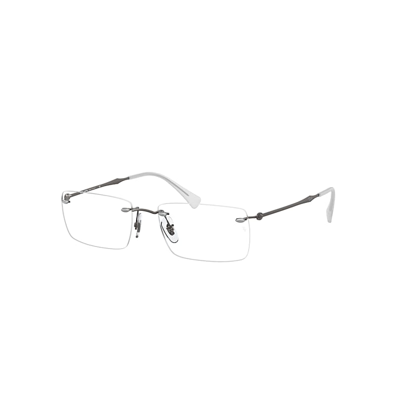 Ray-Ban Rb8755 Eyeglasses Gunmetal Frame Clear Lenses Polarized 54-17