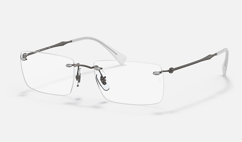 Ray ban sales rimless glasses