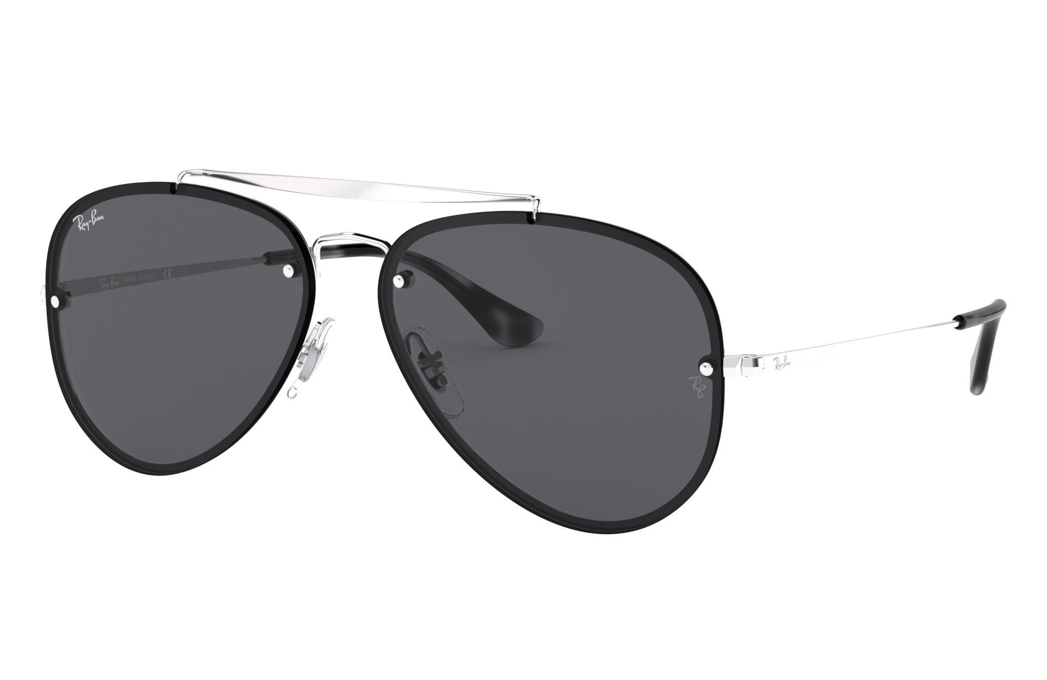 ray ban black blaze aviator