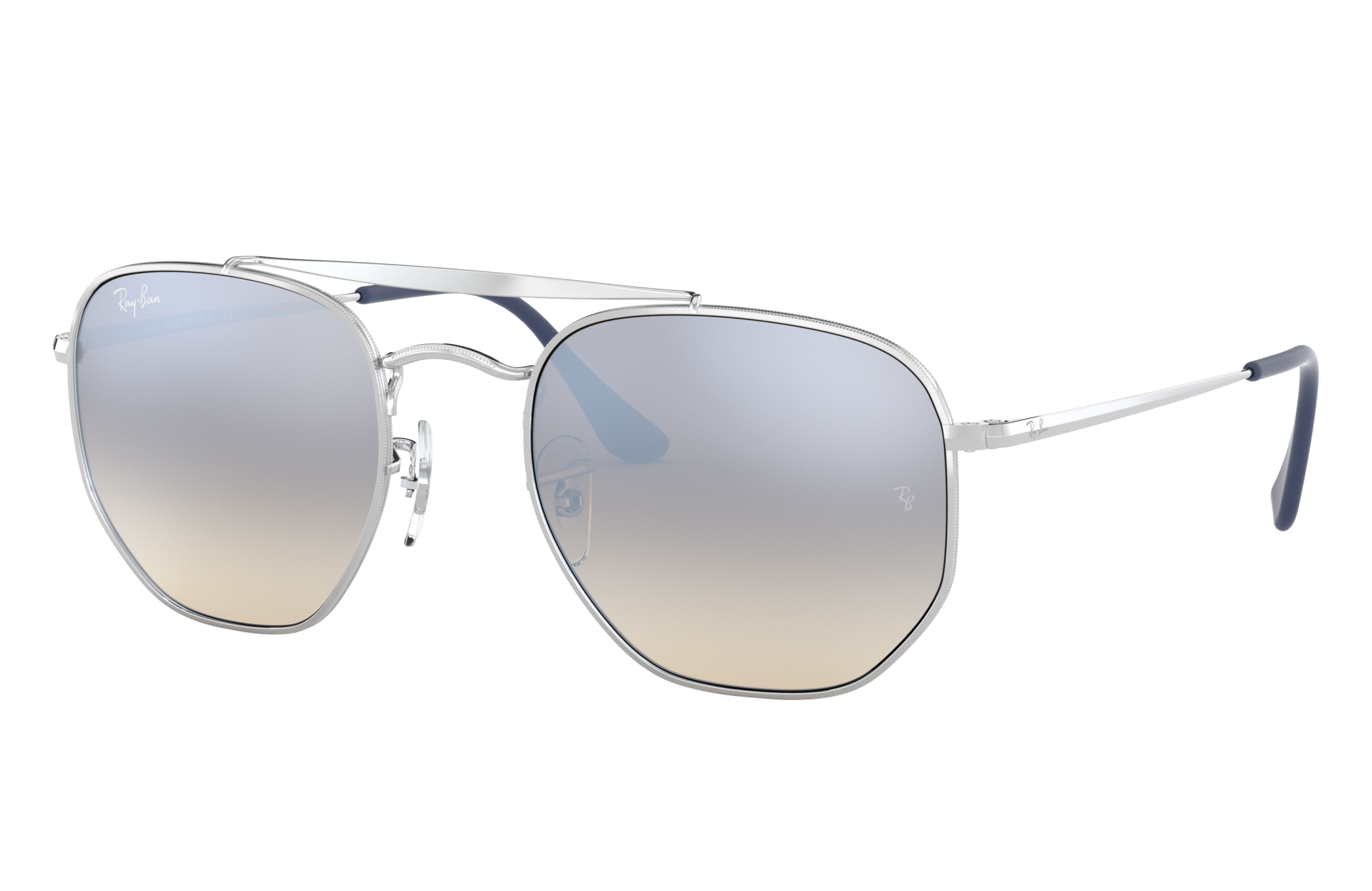 ray ban marshal 2 silver