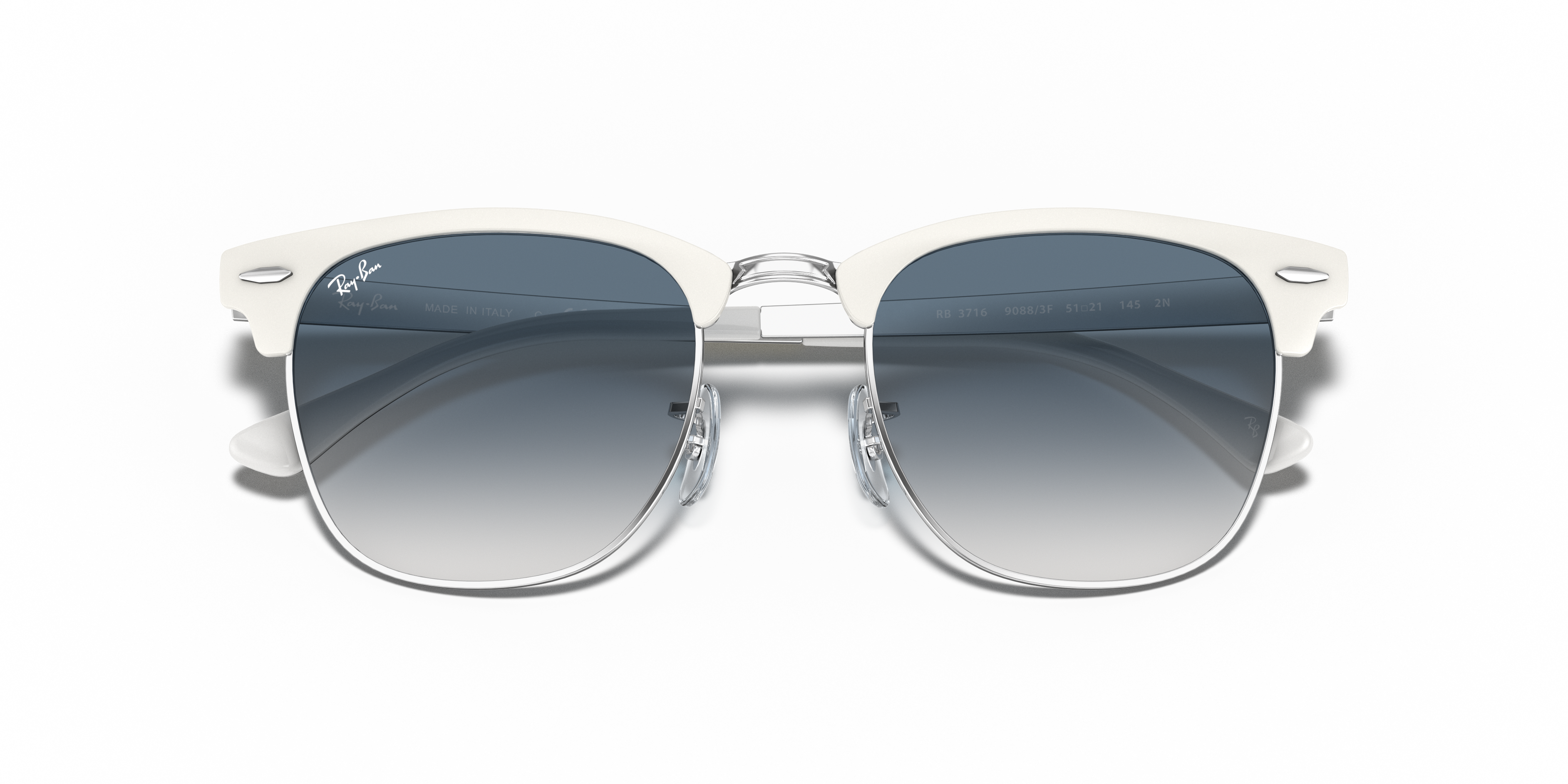 white ray ban clubmaster