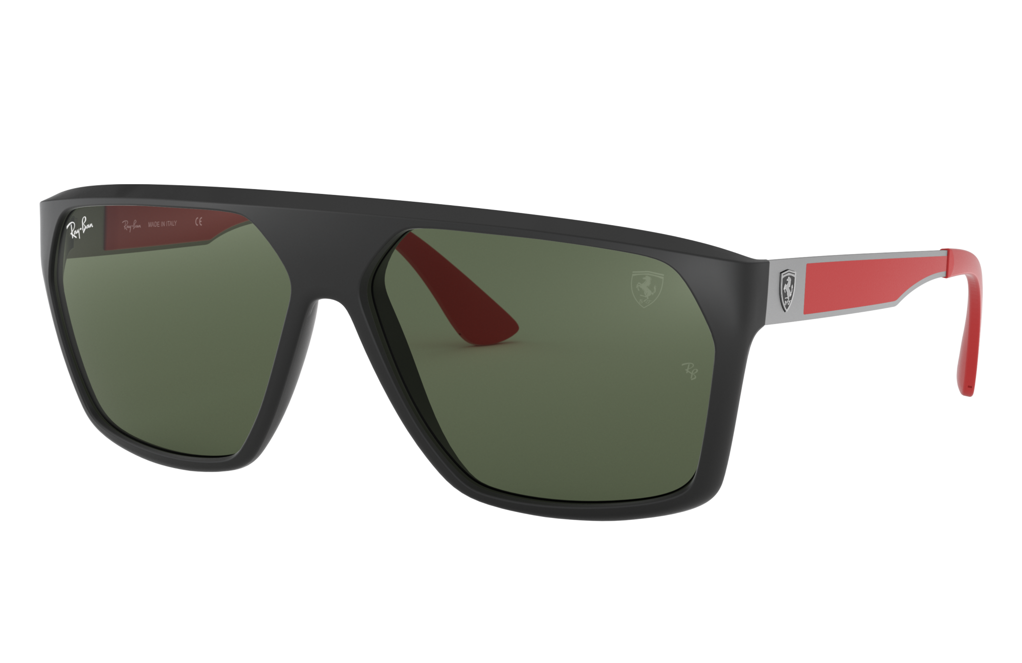 Schipbreuk Voorspeller vuilnis Rb4309m Scuderia Ferrari Collection Sunglasses in Black and Green - RB4309M  | Ray-Ban® US