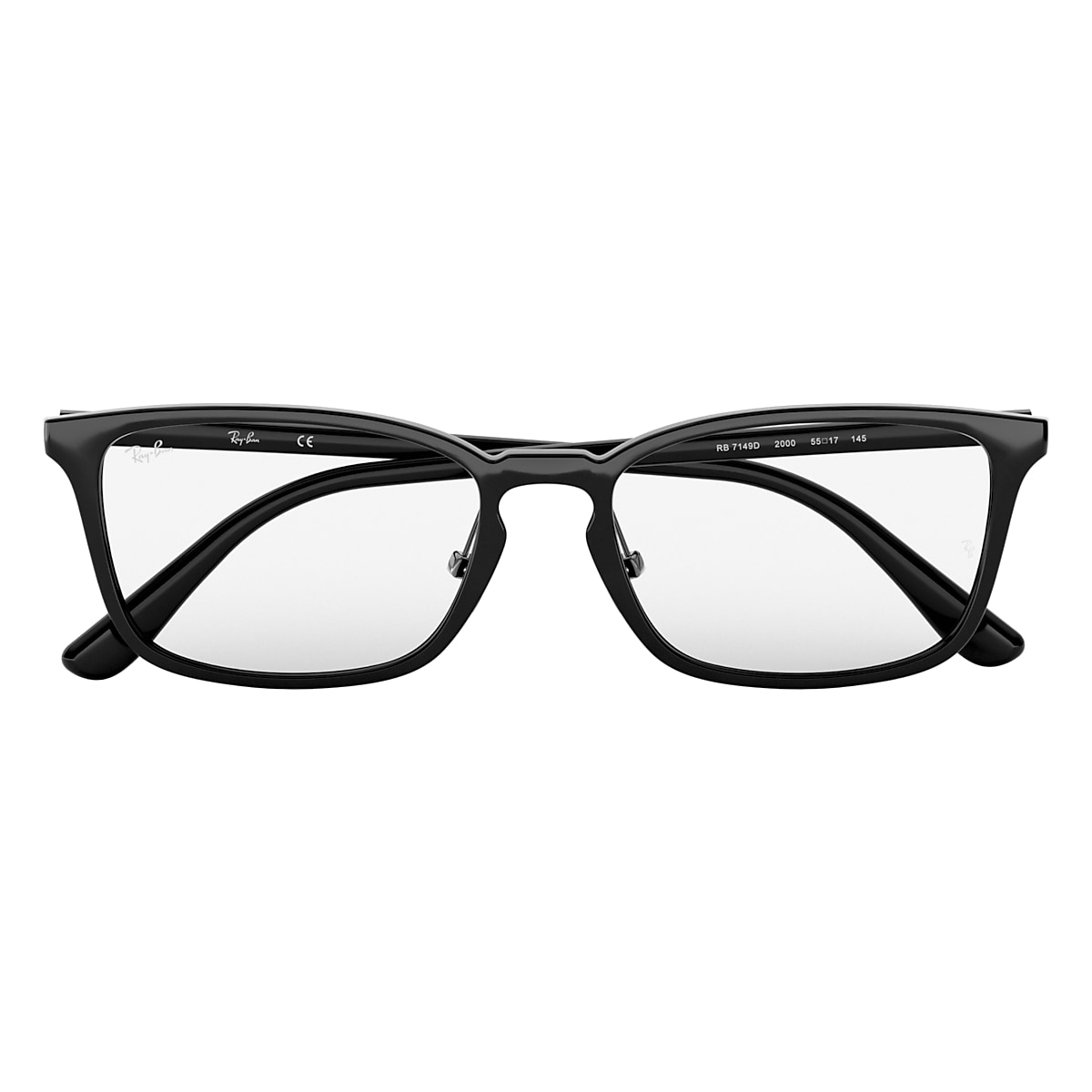 レイバン公式ストア】 Ray-Ban® RB7149D メガネ | ブラック フレーム - RB7149D