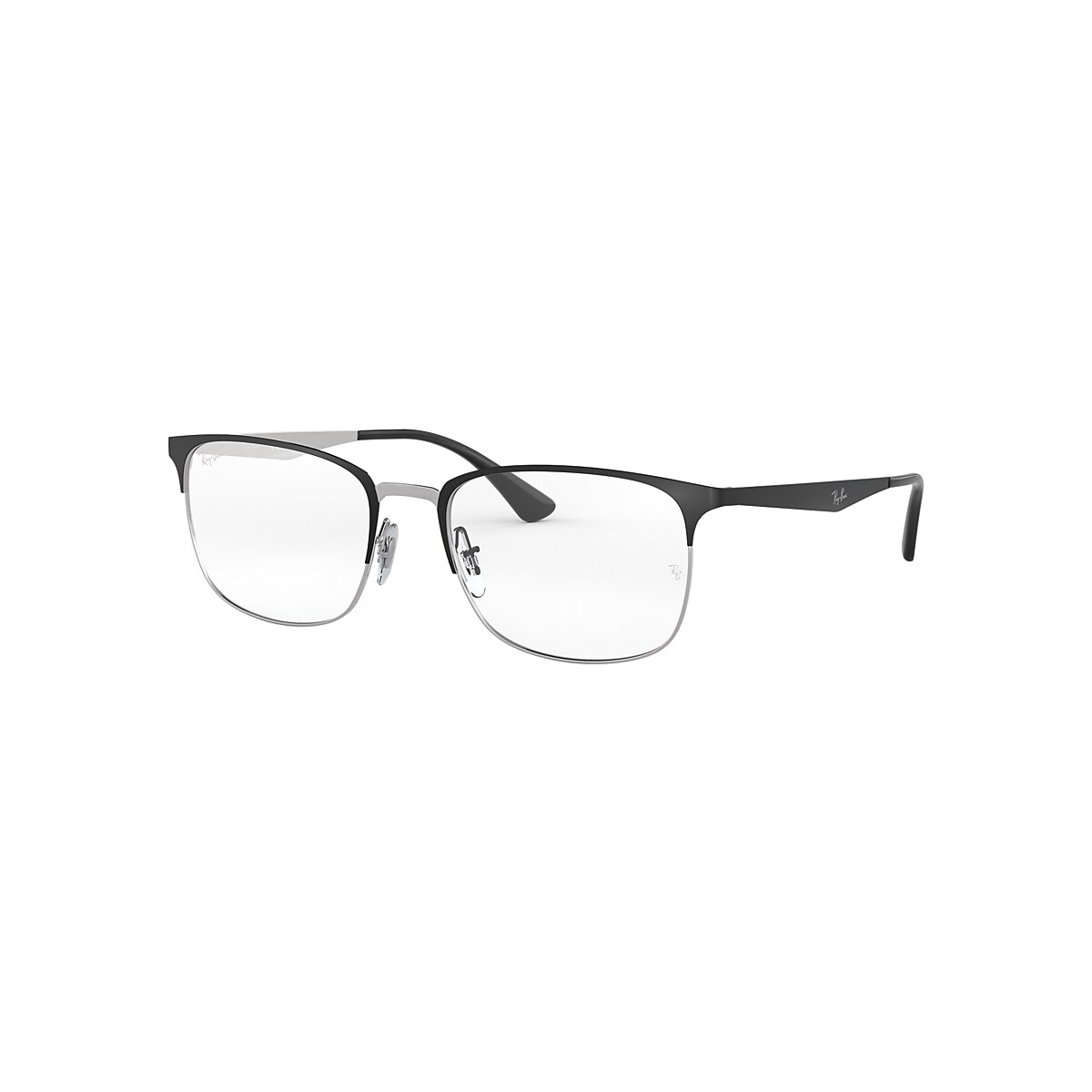 RB6421 OPTICS brillen met Zwart op zilver montuur RB6421 Ray