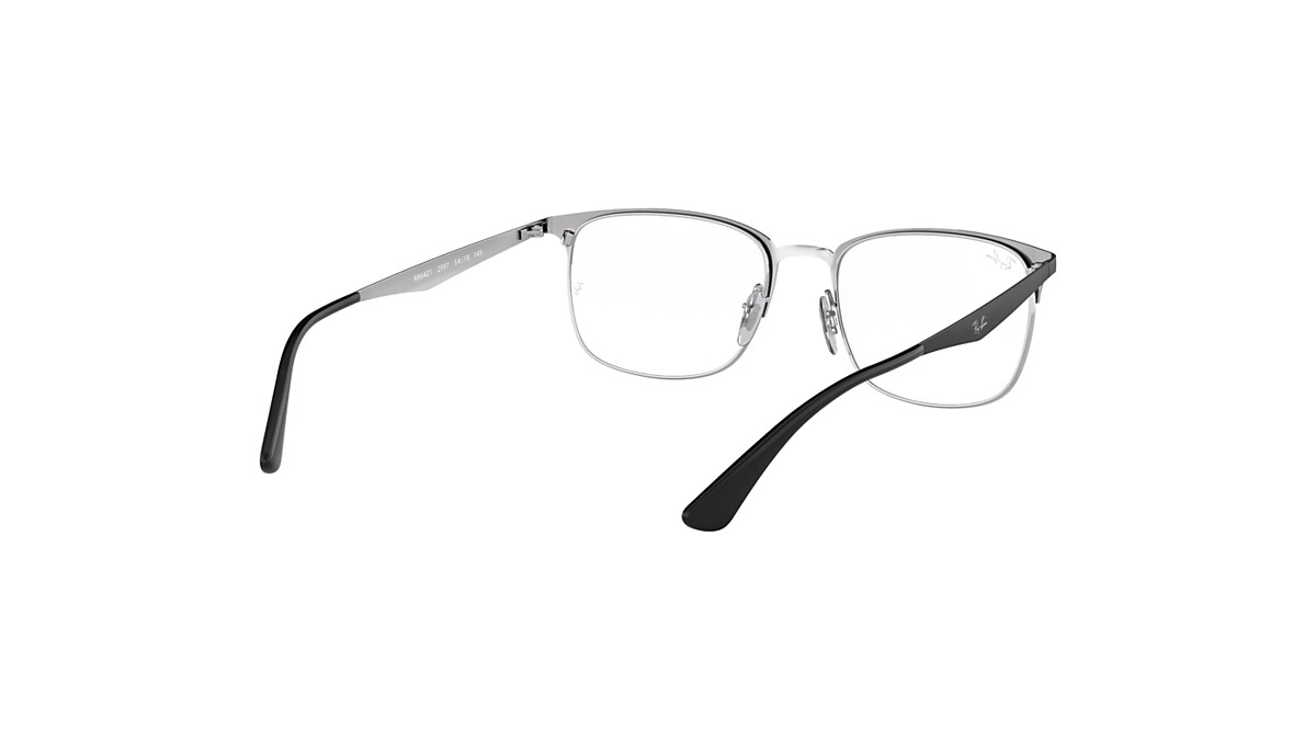 RB6421 OPTICS Eyeglasses with Black On Silver Frame - RB6421 RB6421 OPTICS Eyeglasses with Black On Silver Frame - RB6421