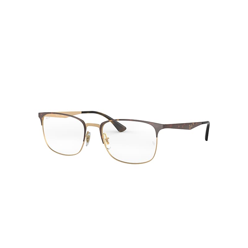 Ray-Ban Rb6421 Optics Eyeglasses Tortoise Frame Clear Lenses Polarized 54-18