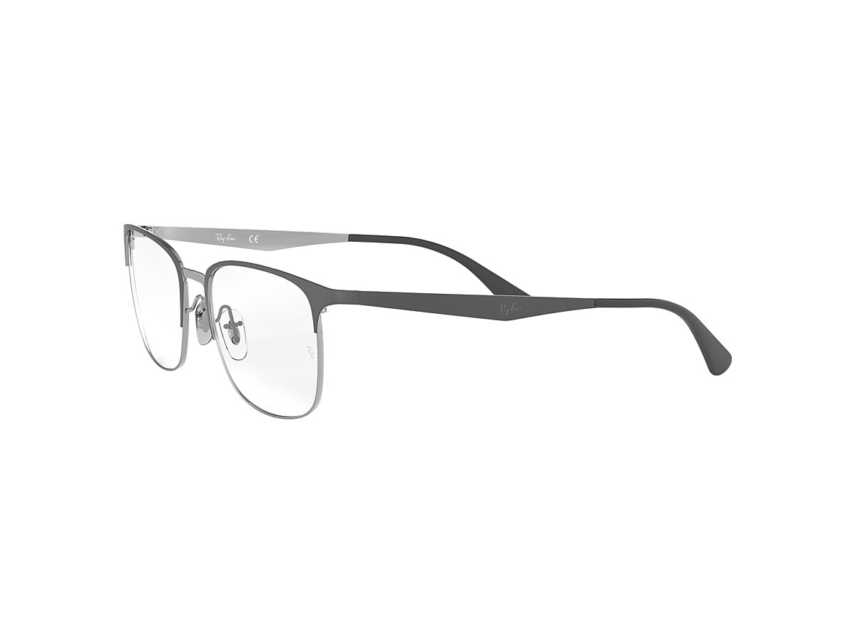 RB6421 OPTICS Eyeglasses with Grey On Silver Frame - RB6421