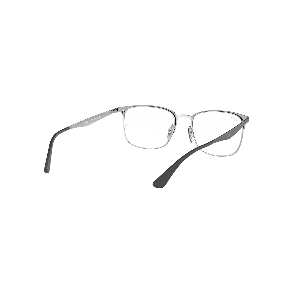 RB6421 OPTICS Eyeglasses with Grey On Silver Frame - RB6421