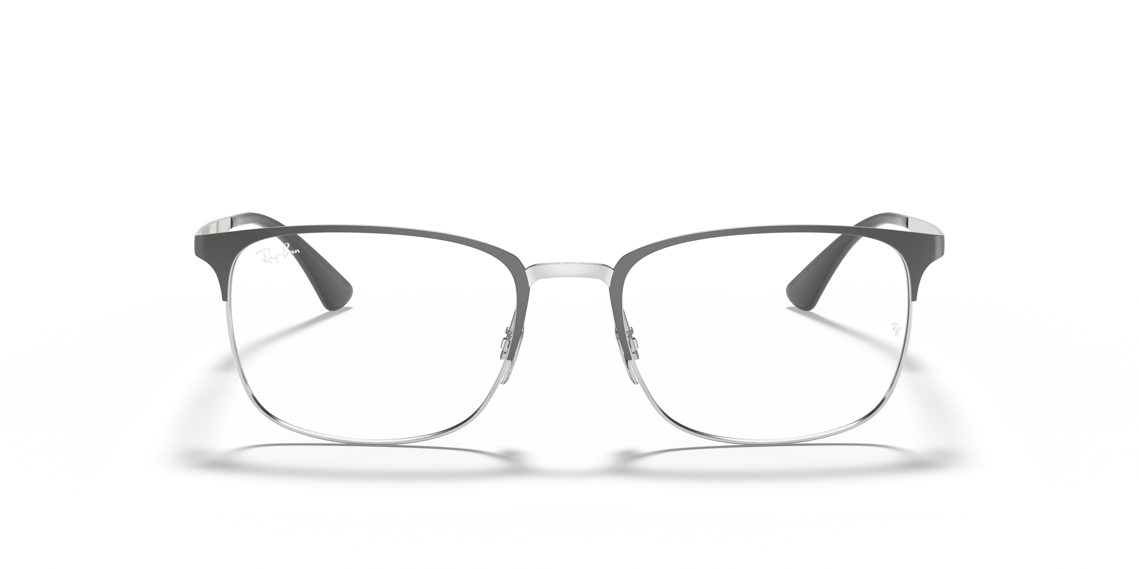 Rb6421 Optics Eyeglasses with Grey On Silver Frame | Ray-Ban®