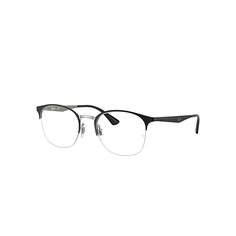 Ray-Ban Rb6422 Eyeglasses Black Frame Clear Lenses Polarized 49-19