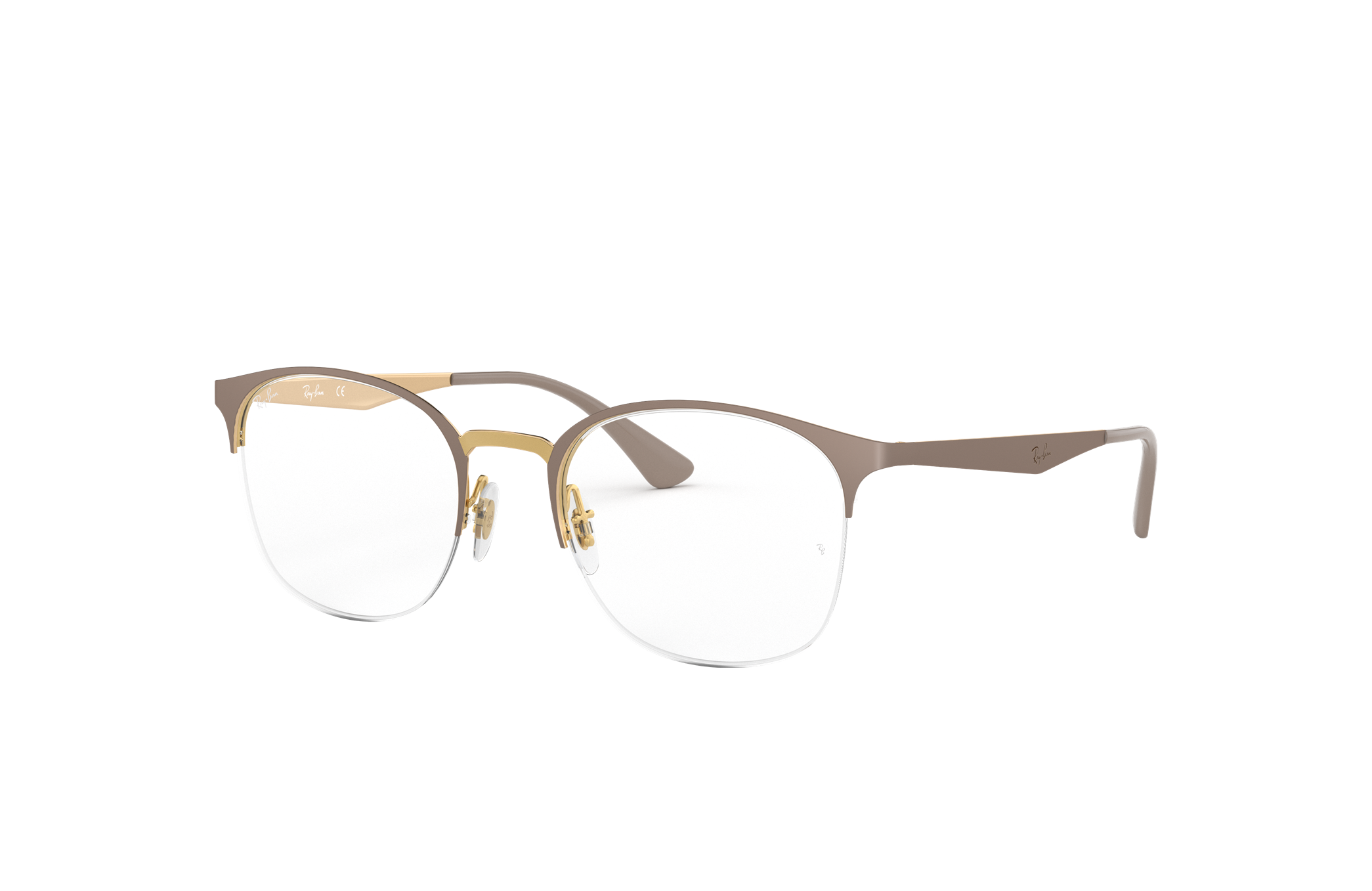 ray ban beige frame