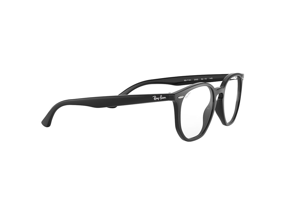Geschiktheid Autorisatie met de klok mee RB7151 HEXAGONAL OPTICS Eyeglasses with Black Frame - RB7151 | Ray-Ban® US