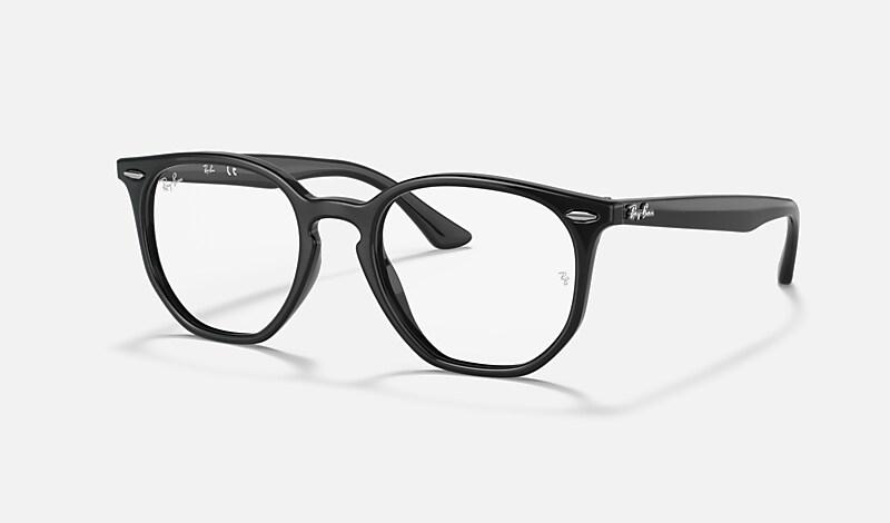RB7151 HEXAGONAL OPTICS Eyeglasses with Black Frame - RB7151 | Ray