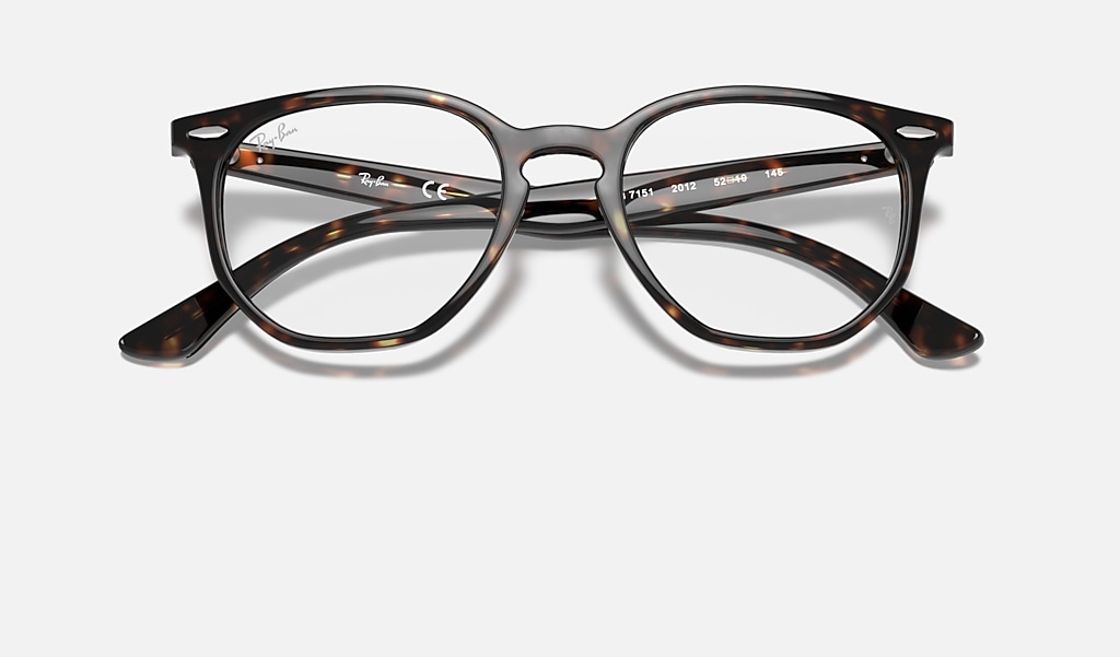 Rb7151 Hexagonal Optics Eyeglasses with Havana Frame | Ray-Ban®