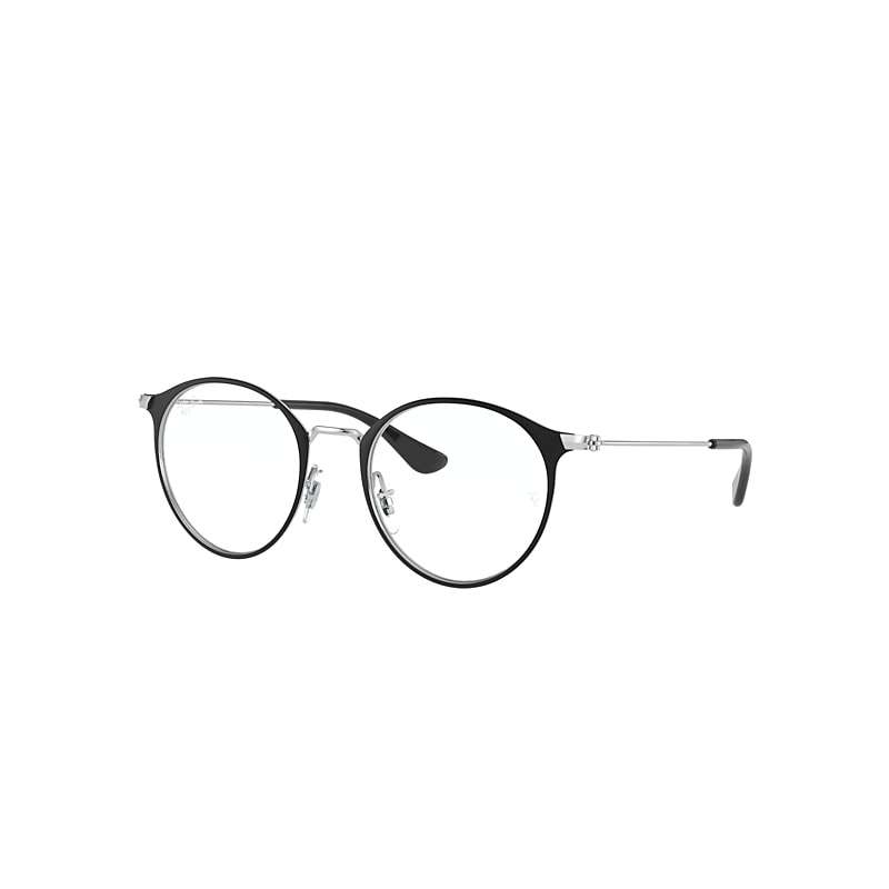 Ray-Ban Junior Rb1053 Optics Kids Eyeglasses Silver Frame Clear Lenses Polarized 45-18