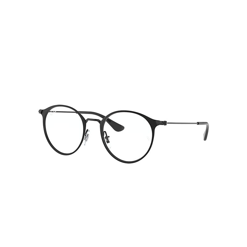 Ray-Ban Rb1053 Optics Kids Eyeglasses Black Frame Clear Lenses Polarized 45-18